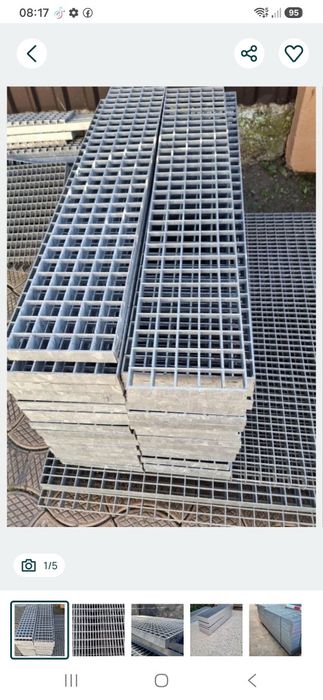 Trepte zincate galvanizate