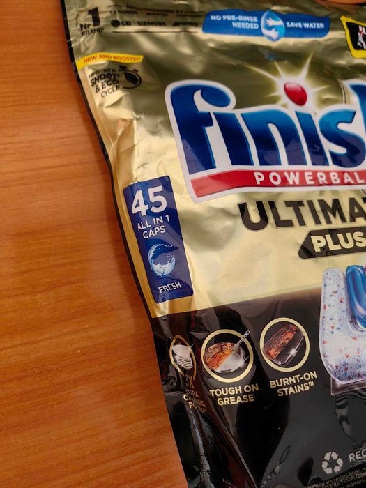 Таблетки за съдомиялна finish powerball ultimate plus