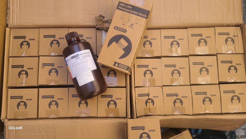 Продаю фотополимерную смолу ELEGOO ABS-Like 3.0, серый, 1 кг