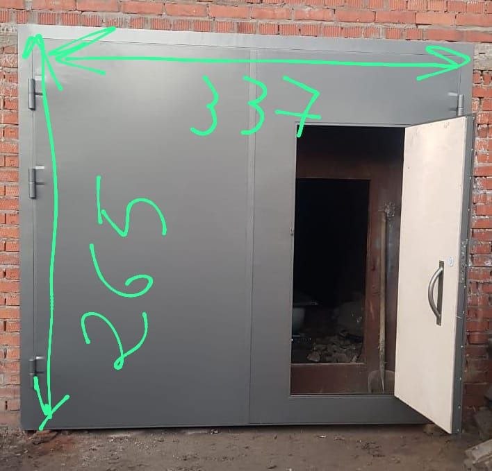 Металлический ворота