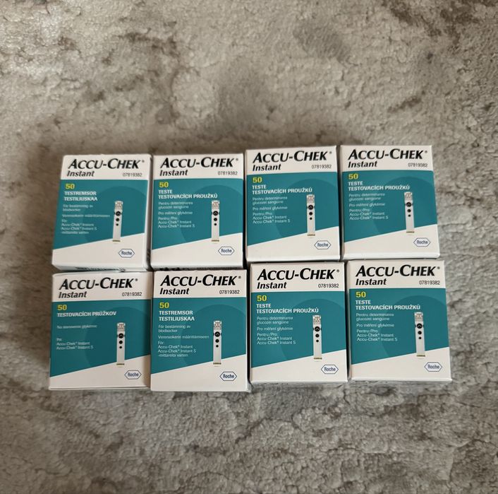 Glucometru ACCU-Chek Instant nou + 8 pachete x50 teste glicemie