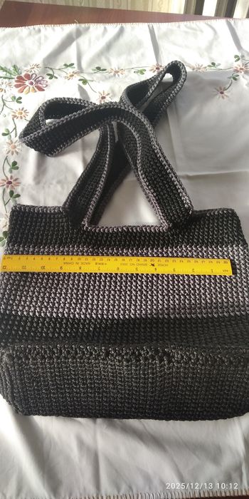 Сумка ручной работы, вязанная.