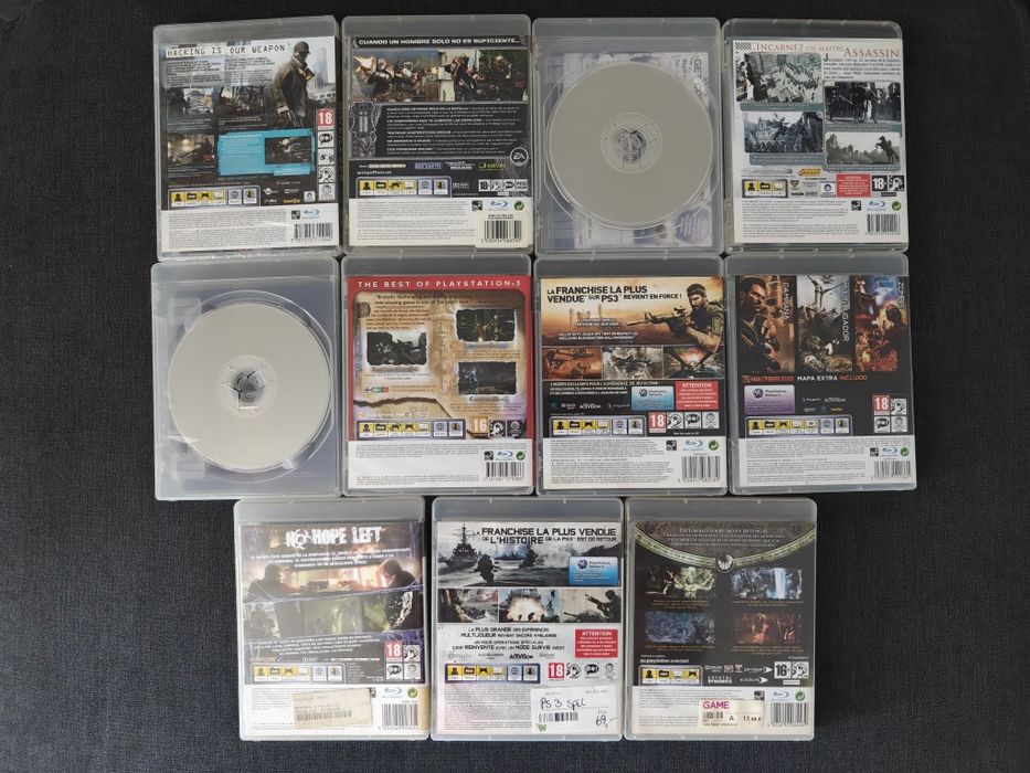Lot jocurile ps3 Demon Souls, COD, Grand Turismo, Killzone