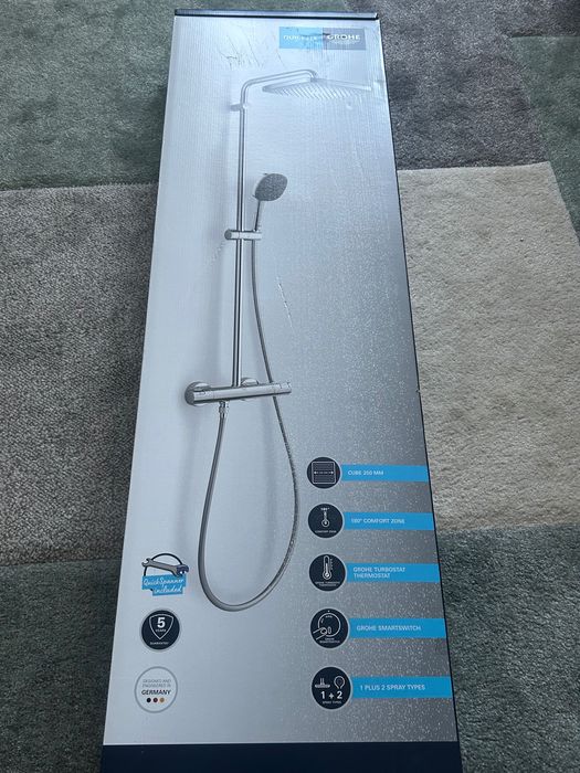 Sistem de dus Grohe Vitalio Cube 250mm,1 functie