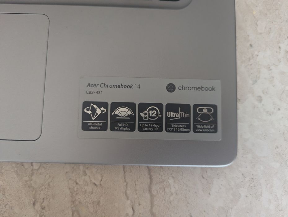 Vand acer chromebook cb3 431
