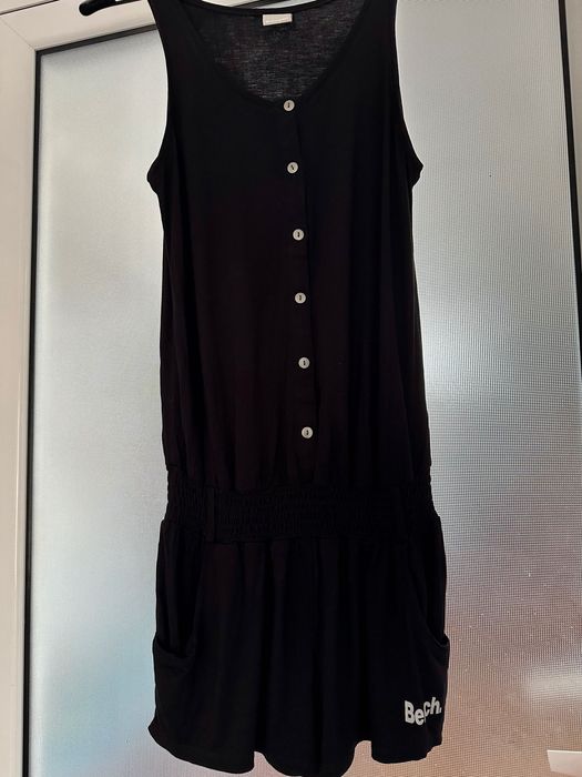 Bench Jumpsuit къс летен гащеризон в черно Номер 36/ S нов