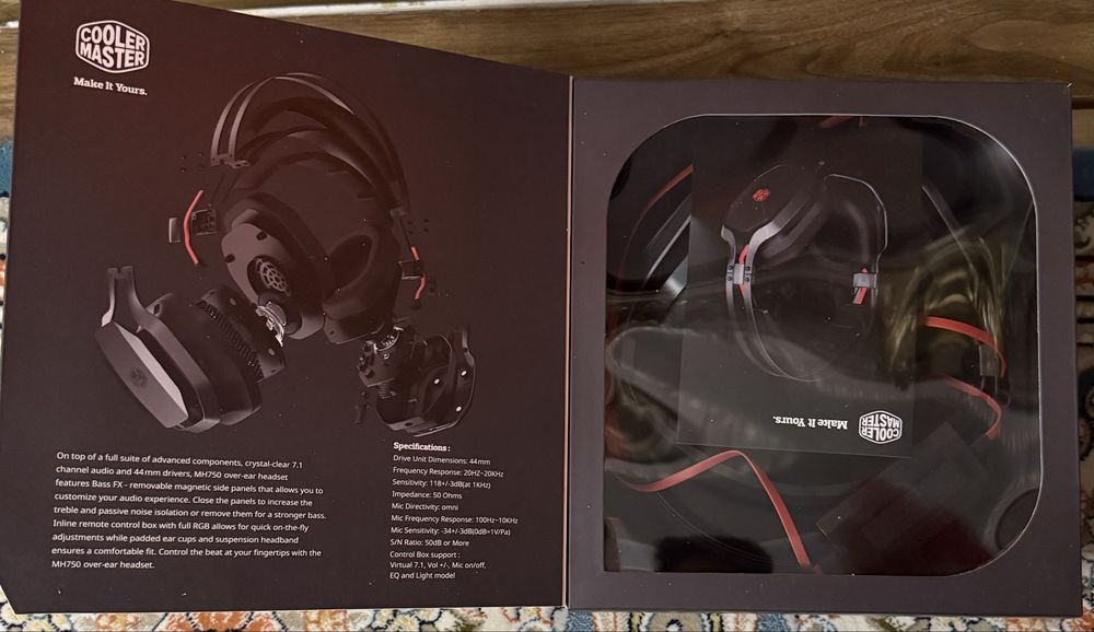 Продаю игровые наушники MASTERPULSE MH750,с шумоподавление в наушниках