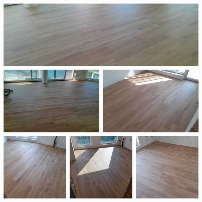 Качествено циклене, фугиране и лакиране на паркет и дюшеме.