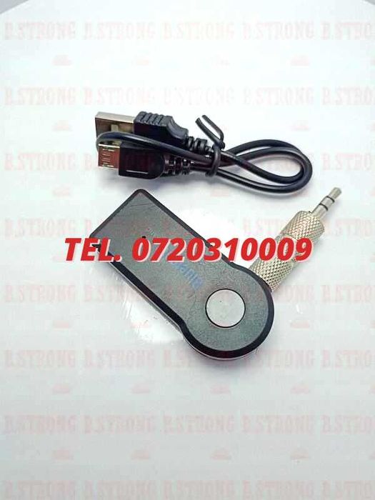 Receptor Audio Bluetooth Auto Auxiliar 3.5 Mm Jack Hands Free Pentru Conectare Si Redare Audio Pe Echipamente Compatibile