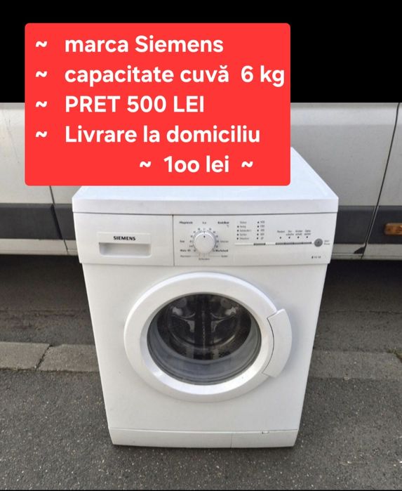 Masini de spalat rufe automate import Germania.  Wa 60547