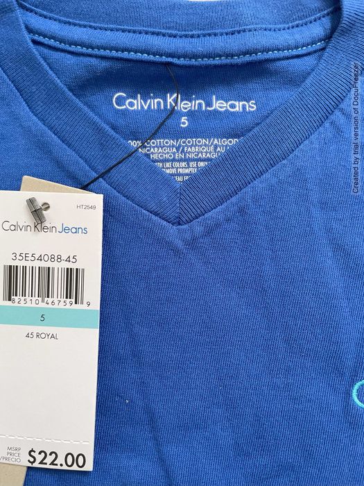 Tricou Calvin Klein, pt baieti, marime 5 ani
