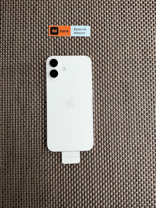 НОВ! *ЛИЗИНГ* iPhone 16 Plus 128Gb / White / Starlight / Бял