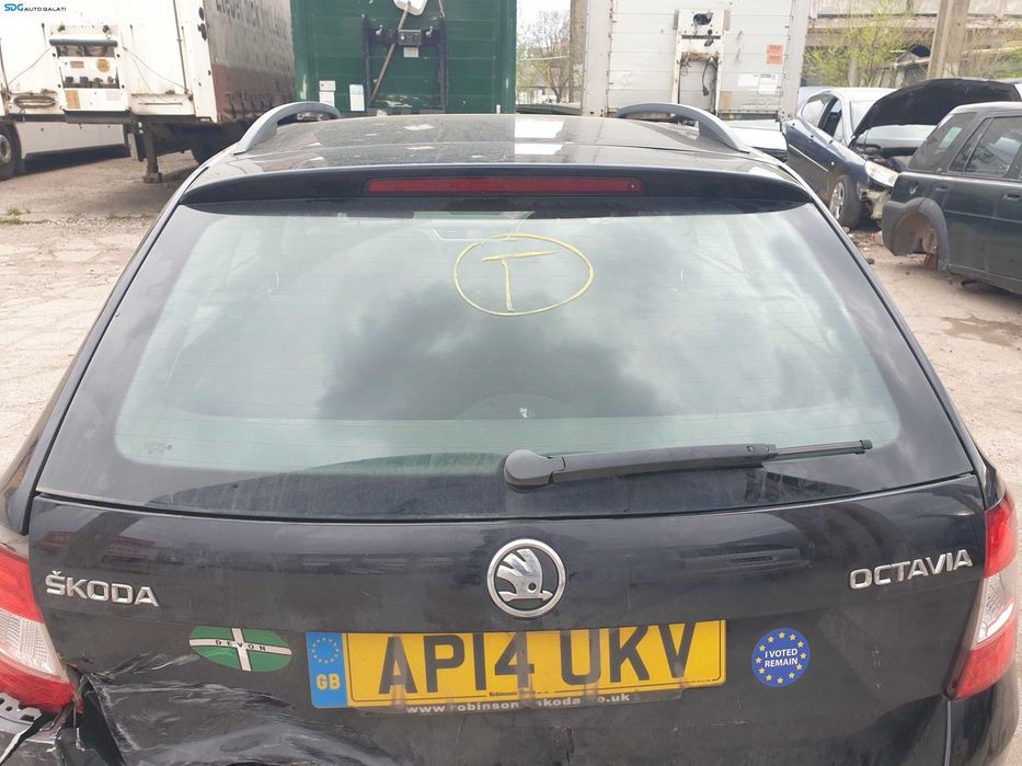 Luneta Geam Sticla de pe Haion Hayon Capota Portbagaj Skoda Octavia 3 Break Combi 2013 - 2020 [K3943]