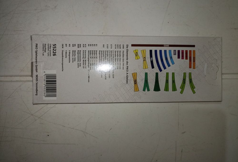 Piko 55226 macaz Y trenulet electric HO