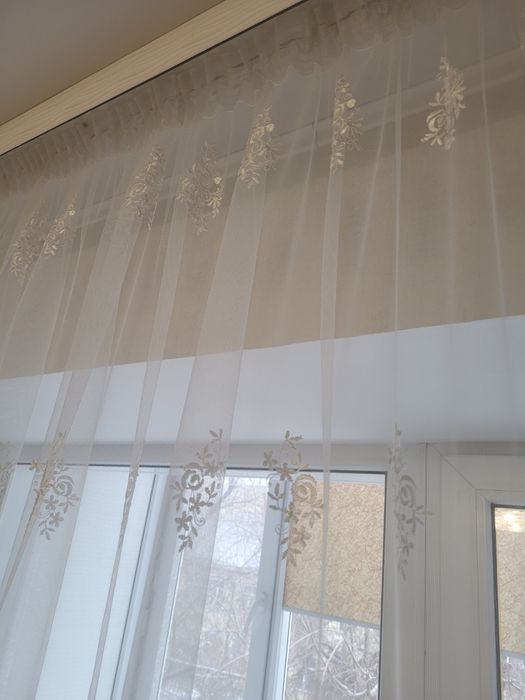 Тюли  красивые в отличном состоянии.