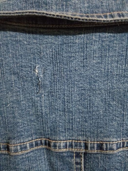Sacou brodat denim