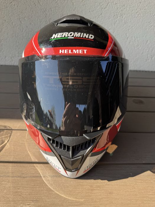 Casca moto flip up Heromind + intercom , marimea XL , NOU