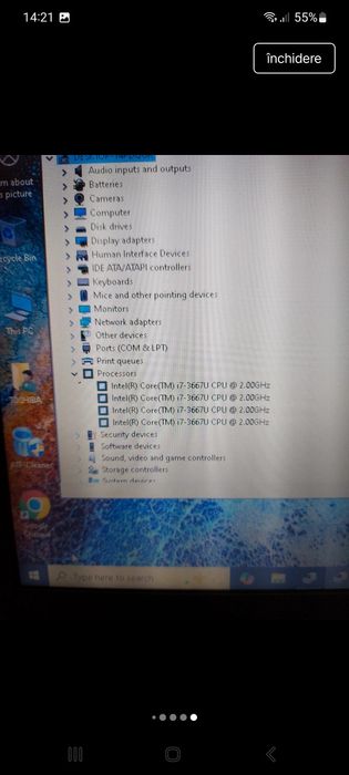 Laptop Toshiba Portege Z930-12 procesor i7  3667U