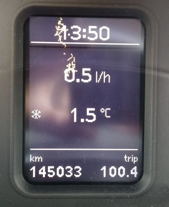 Дисплей Skoda octavia,vw golf 5,vw passat b6... Full fis с два лентови