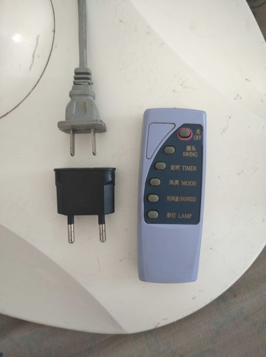 Вентилятор с пультом.