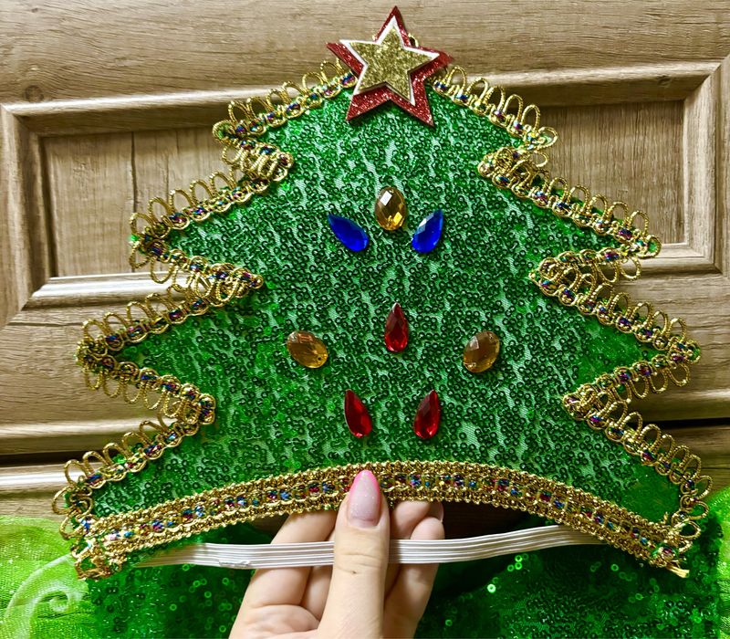 Новогоднее платье Елочка пушистая