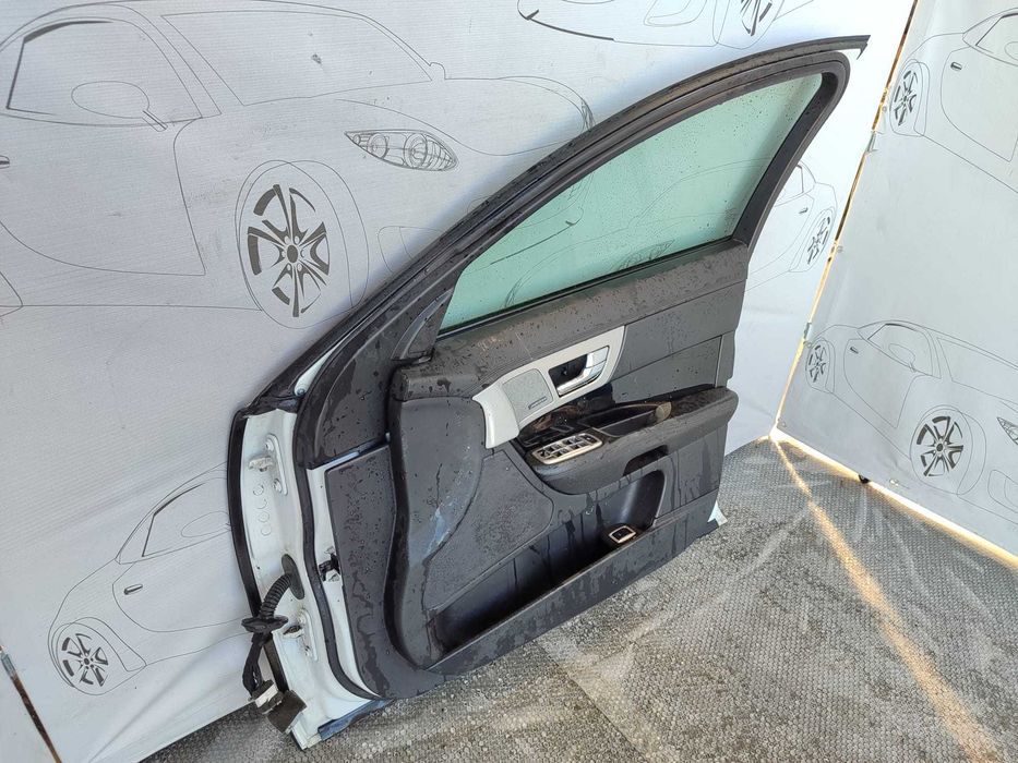 Ușă Față Dreapta Jaguar XF X250 Sedan Alb Polaris White - JBC2135 C2Z2060 / 8X23F20124AB 2013 / [2007-2015] / (12D)