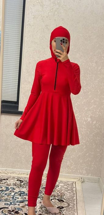 Kupalnik burkini, hijob uchun. Гидрокостюм, буркини