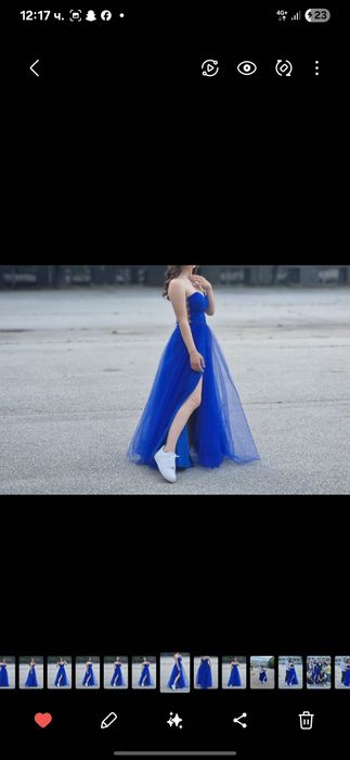 Бална рокля става за с/м/л размер