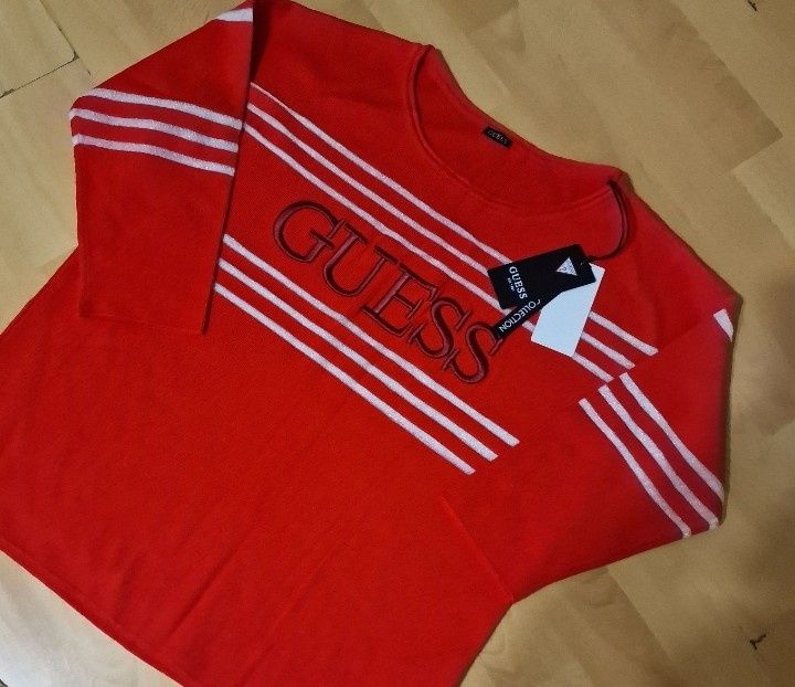 Bluza originala Guess/dama,Italia, insertii lurex,saculet, etichetă