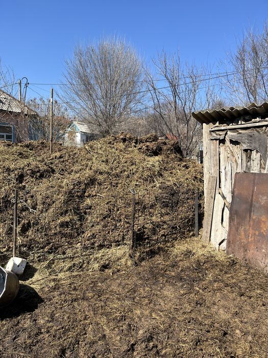 Отдам навоз даром