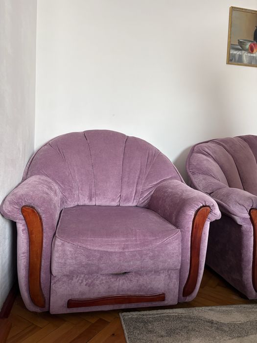 Canapea cu 2 fotolii