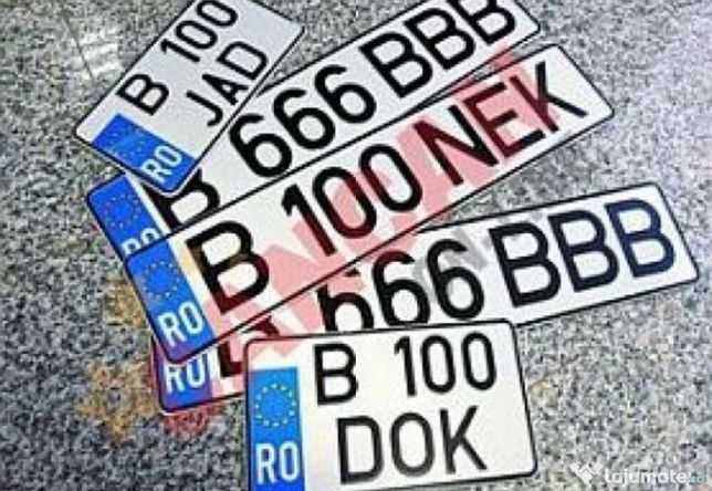 Numere auto personalizate placute auto | ornamentale