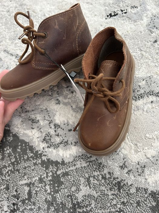 Ghete copii, zara, marimea 24, din piele