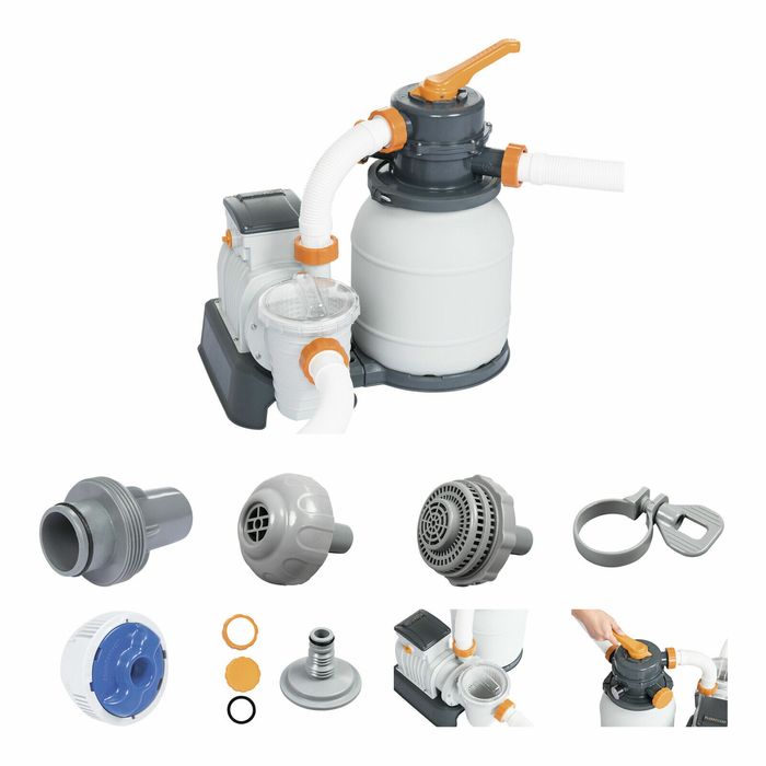 НОВ!Пясъчна филтър помпа 8327л/час 2г гаранци Bestway