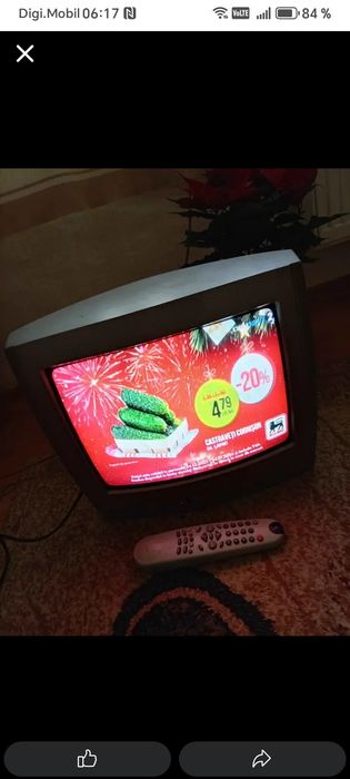 Vând TV. Orion 38 cm, cu Telecomanda.