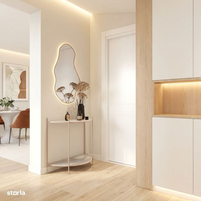 Apartament 2 camere, ansamblu cu paza - spatii verzi, parc privat