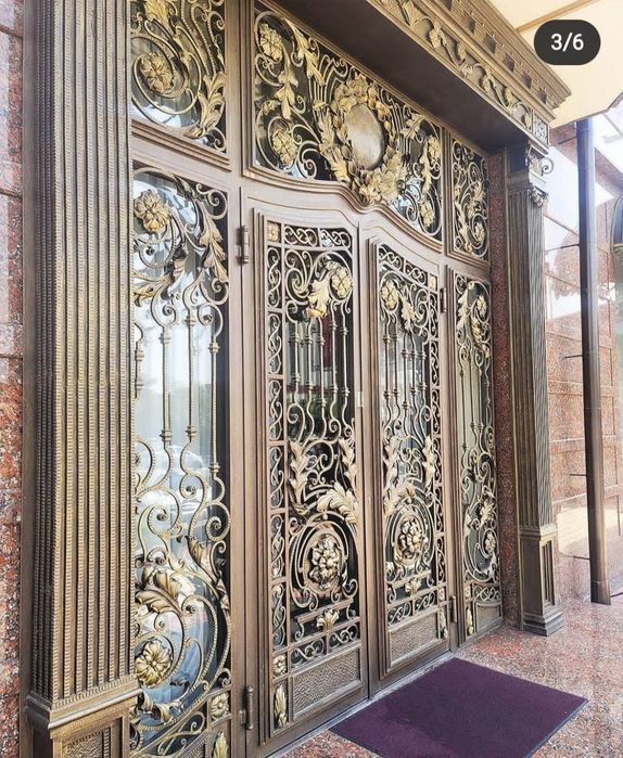 Darvoza, temir eshik, panjara va perillalar yasaymiz.