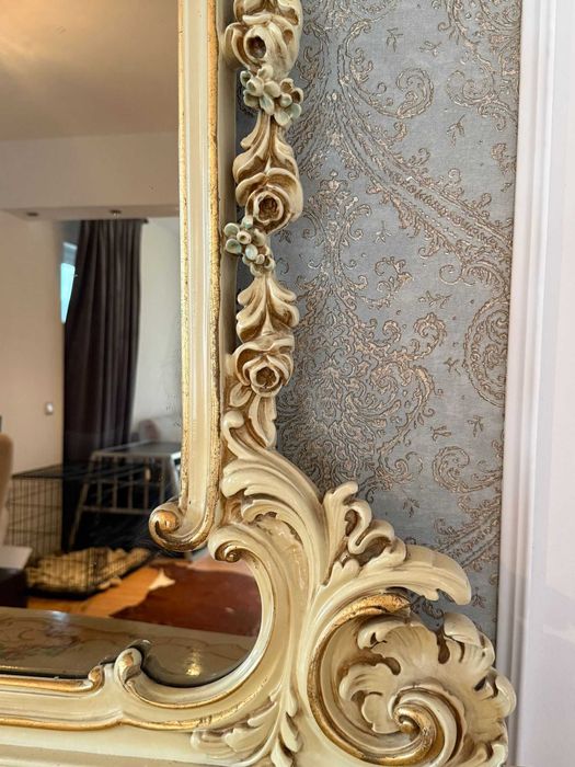 Set Venețian Oglindă cu Comodă, pentru living room, exemplar nobil