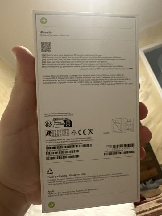 Iphone Air 256 GB light gold