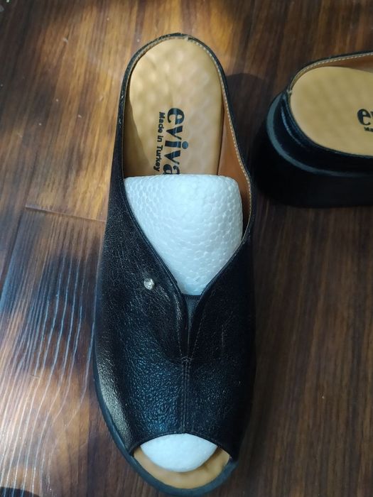 Женские шлепки на платформе, новые