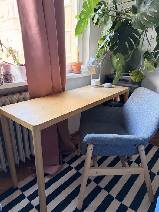 Маса IKEA RÅVAROR (дъбов фурнир)