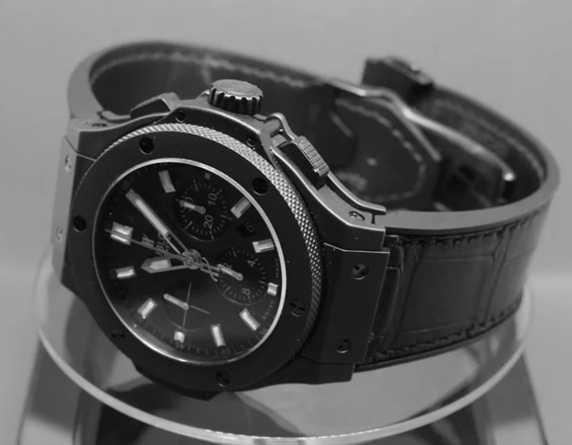 Curea de ceasa din piele si silicon pentru Hublot Big Bang 44mm