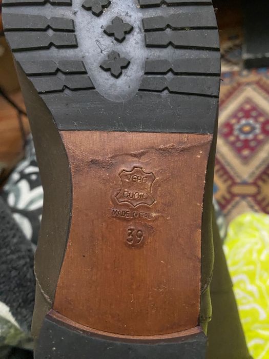 Кожанные сапоги Peter flowers