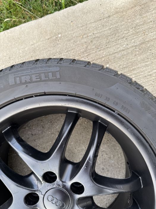 Jante R17 Audi + anvelope iarna 245/45 R17 toate 4