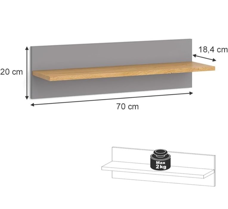 Стенен рафт Vicco