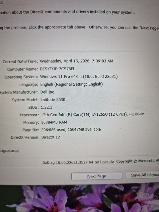 Laptop Dell Inspiron 5530
