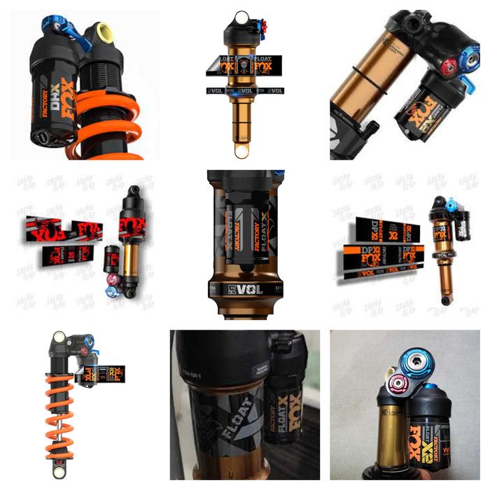 Стикери за вилка,шок,капли,рамка MTB DH Ebike Cube Giant Canyon и др.