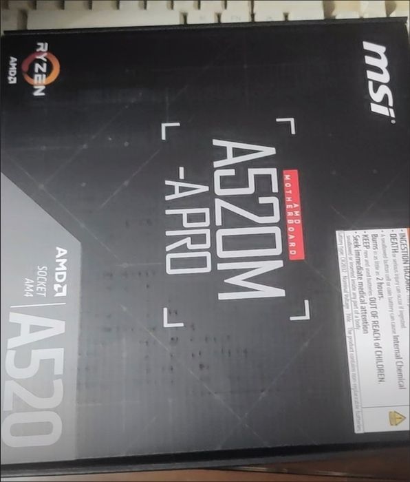 Ryzen 5 5500 A520m a pro msi