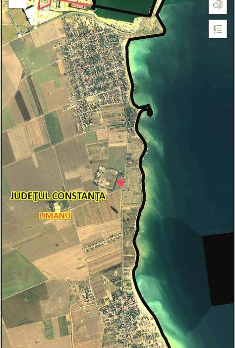 Teren  intravilan ,  500mp-23900€  , 1000mp-45000€, 2 Mai - Vama Veche