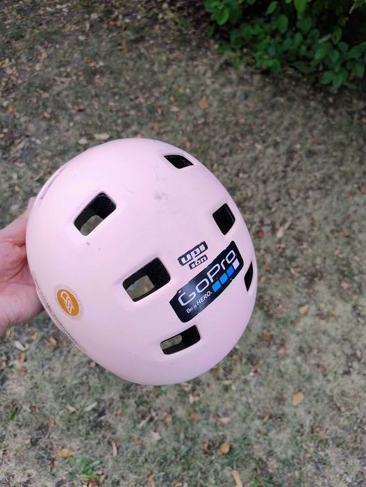 Каска за ролери, скейтборд, тротинетка BTWIN MF500, светлорозова